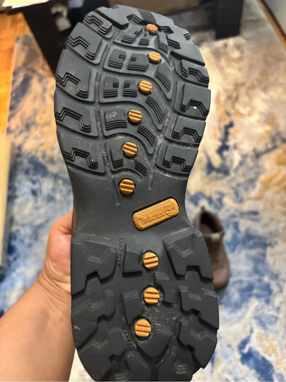 Timberland Brown Leather Hiking Boots - Men's Durable Trail Footwear
